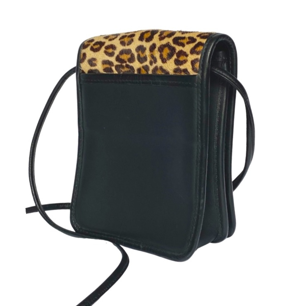 Zippi Leopard Print Leather Crossbody Bag - Picture 4 of 9